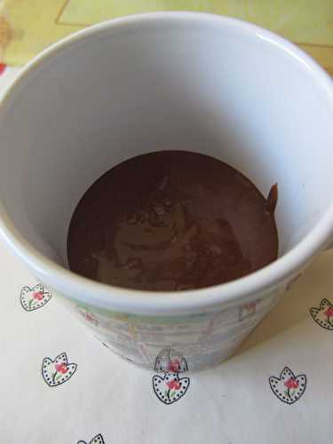 Mug cake au Nutella version 2