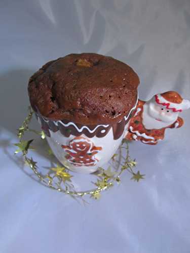 Mug cake choco café coeur caramel mou