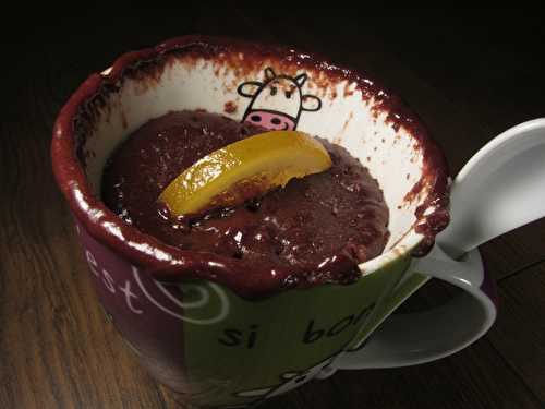 Mug cake chocorange