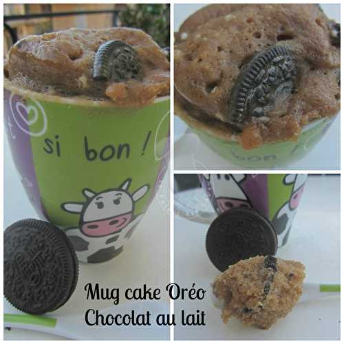 Mug cake Oréo chocolat au lait