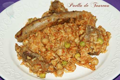 Paella de taureau