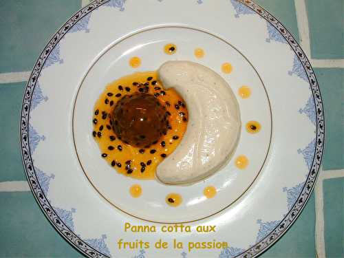 Panna cotta aux fruits de la passion