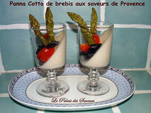 Panna cotta de brebis aux saveurs de Provence