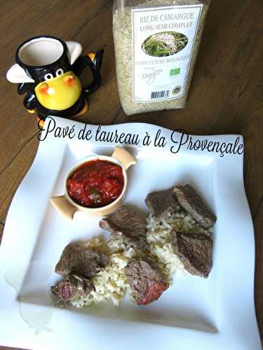 Pavé de taureau à la Provençale