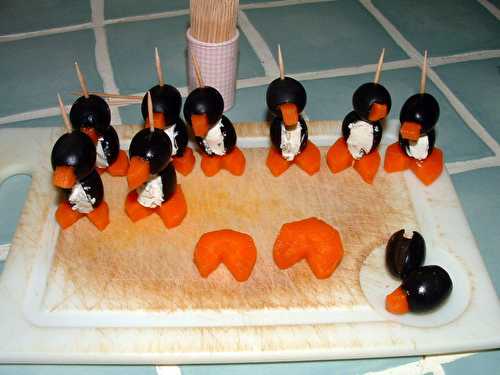 Petits pingouins pour apéritif ludique - Le Palais des Saveurs