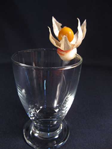 Physalis en déco de verre