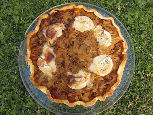 Pissaladière à la ratatouille et au Cabécou