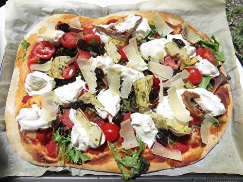 Pizza comme une salade