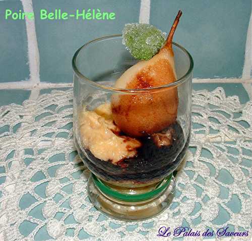 Poire belle-Hélène en verrine