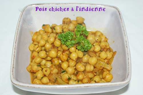 Pois chiches à l'indienne