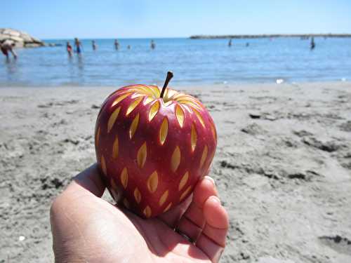 Pomme à la plage #4