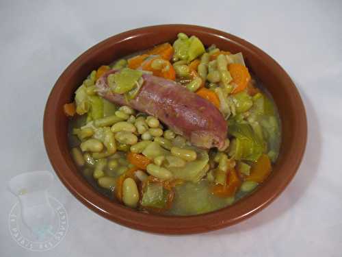 Potée de flageolets et diots