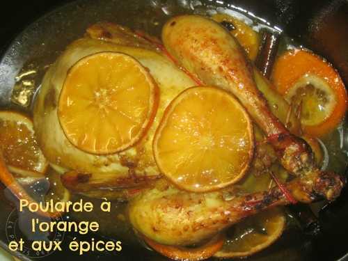 Poularde à l'orange et aux épices