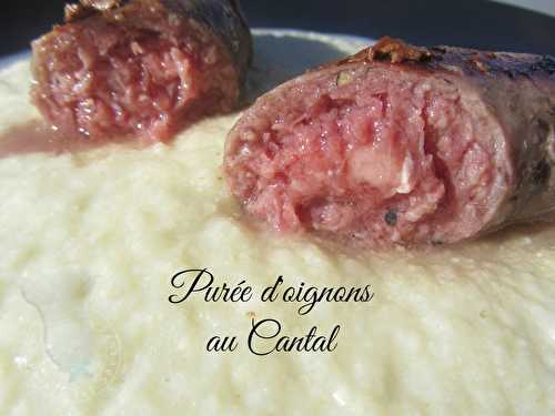 Purée d'oignon au Cantal