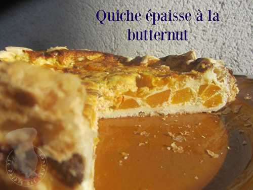 Quiche épaisse à la butternut