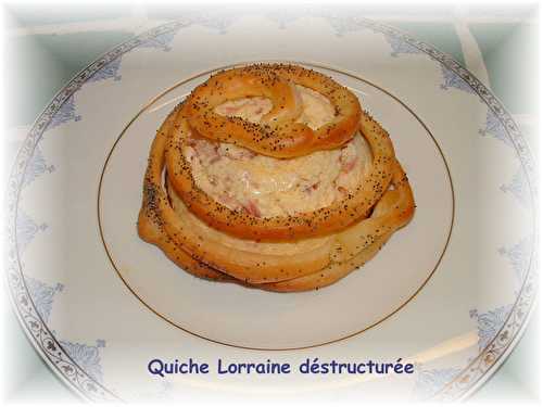 Quiche Lorraine déstructurée