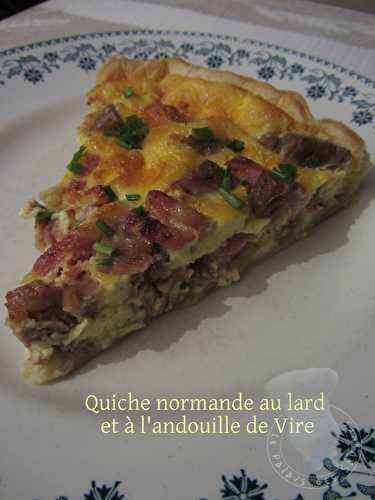 Quiche normande au lard et à l'andouille de Georges Blanc