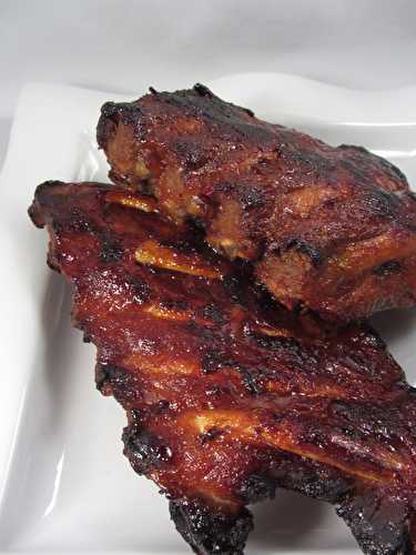 Ribs de porc, sauce barbecue