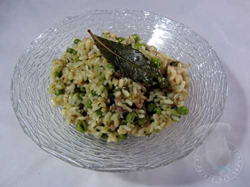 Risotto aux petits pois