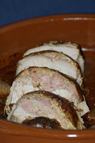 Rôti de veau farci