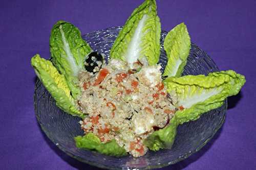 Salade de quinoa façon grecque
