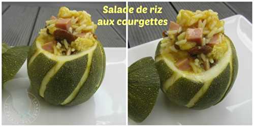 Salade de riz aux courgettes