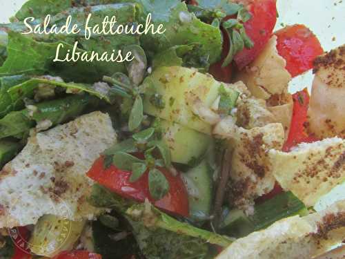 Salade Fattouche Libanaise - Le Palais des Saveurs