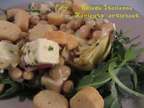 Salade Italienne haricots/ artichaut