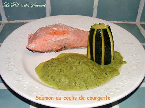 Saumon au coulis de courgettes de Thierry Marx