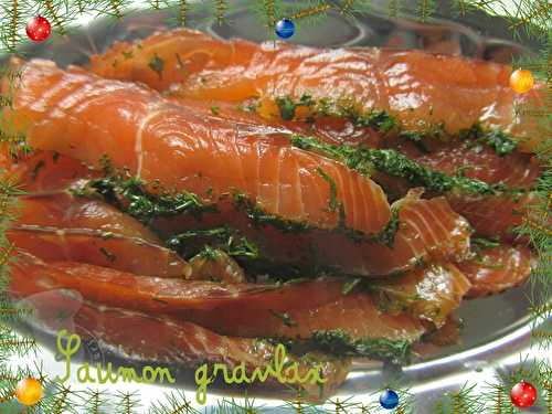 Saumon gravlax