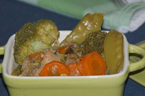 Sauté de veau aux petits légumes