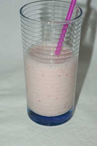 Smoothie banane et fraise