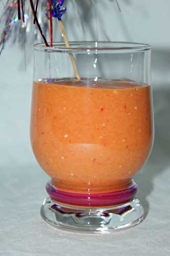 Smoothie fraises/ mangue