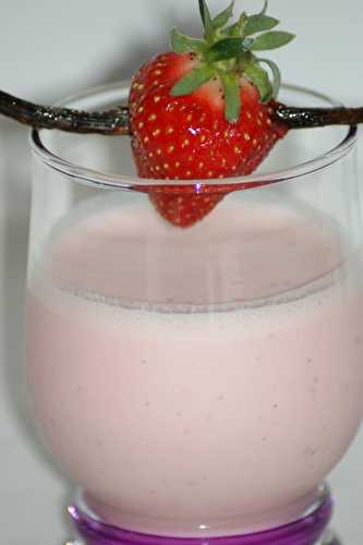 Smoothie fraises / vanille