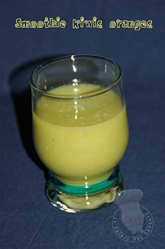 Smoothie kiwi oranges