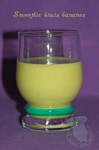 Smoothie kiwis bananes