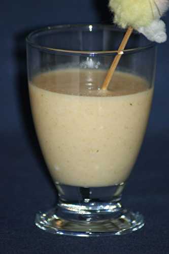 Smoothie poire caramel