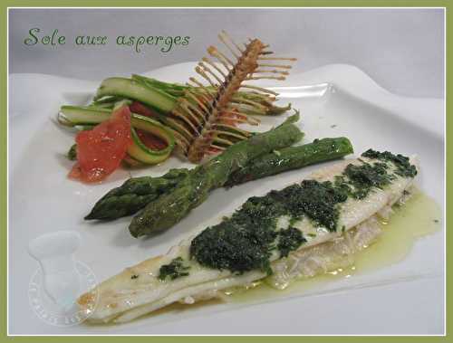 Sole aux asperges