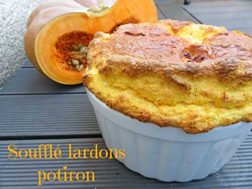 Soufflé lardons potiron