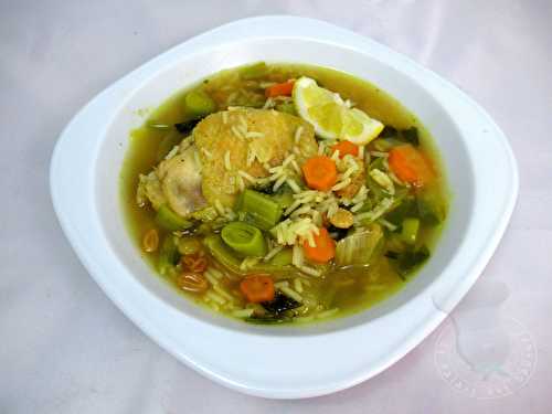 Soupe marocaine au poulet - Le Palais des Saveurs