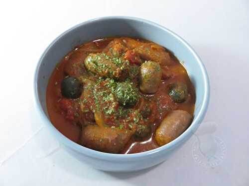 Tajine de merguez aux olives