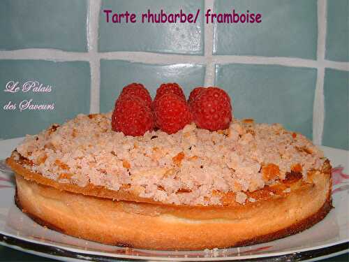 Tarte rhubarbe / framboises de Laurent Duchêne