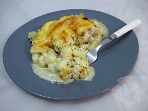 Tartiflette de gnocchi