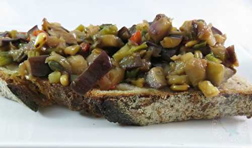 Tartines siciliennes à la caponata