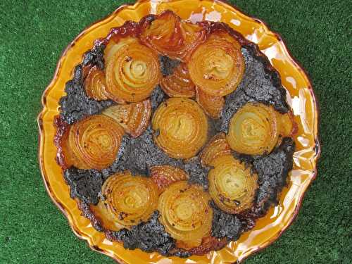 Tatin d'oignons aux boudins