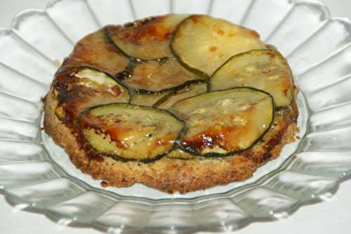 Tatin de chèvre aux courgettes