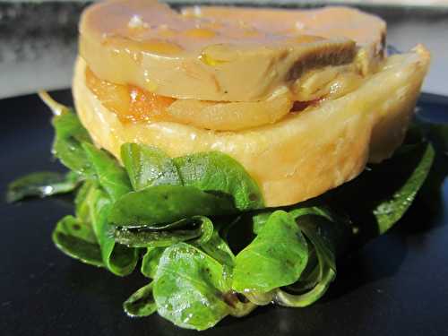 Tatin de pomme au foie gras