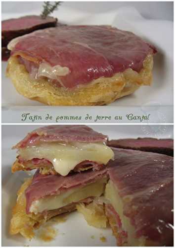 Tatin de pommes de terre au Cantal