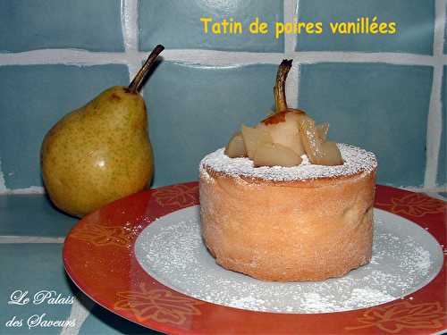 Tatins de poires vanillées