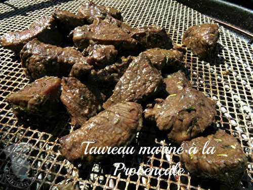 Taureau mariné à la Provençale